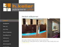 Tablet Screenshot of helmut-kellergmbh.de